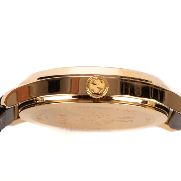 Gucci G-Timeless Bee&Star Ltd. Ed. in Black/ Gold Calfskin leather - Picture 3 of 4